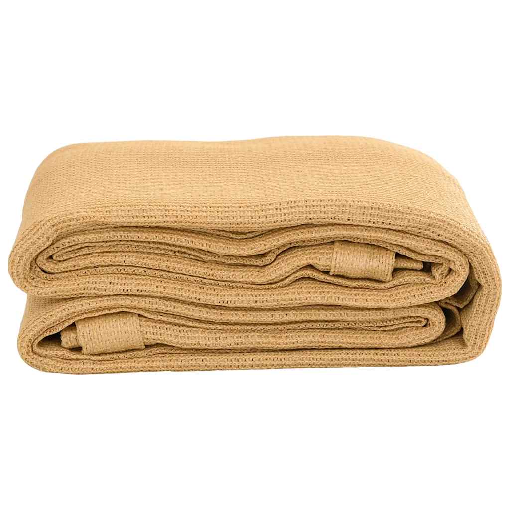 Tent Carpet 400x700 cm HDPE Width 400 cm Length 700 cm Sand