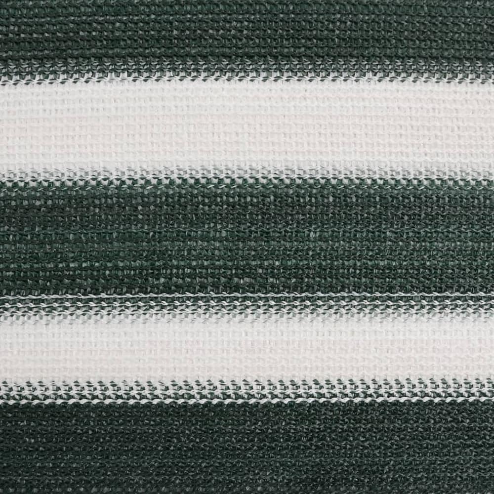 Privacy Net 1.5x25 m HDPE 195 g/m² 195 gsm Green and White 1.5 m