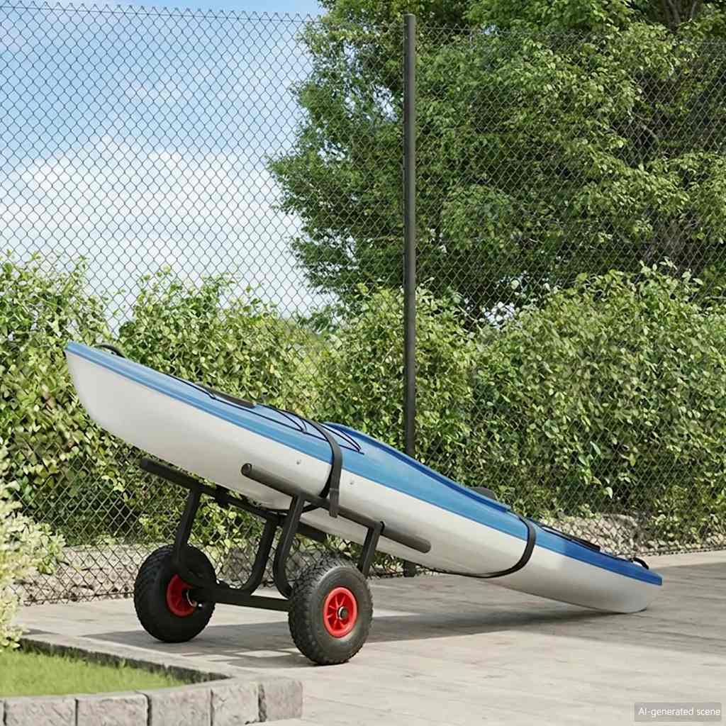 vidaXL Kayak Trolley 90 kg Aluminium