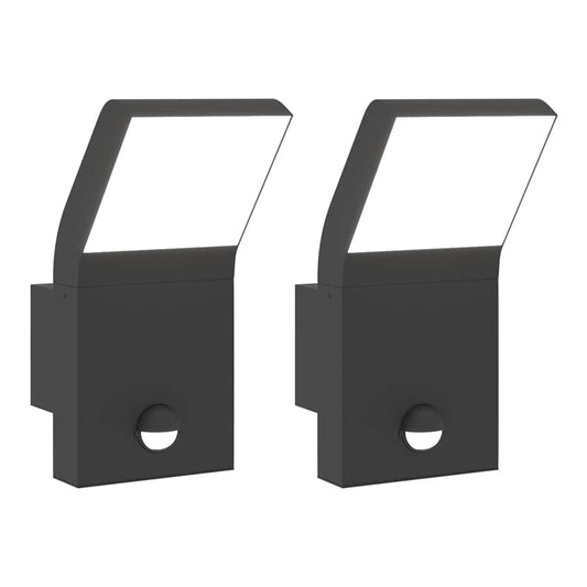 Outdoor LED Wall Light Die-cast Aluminium Black