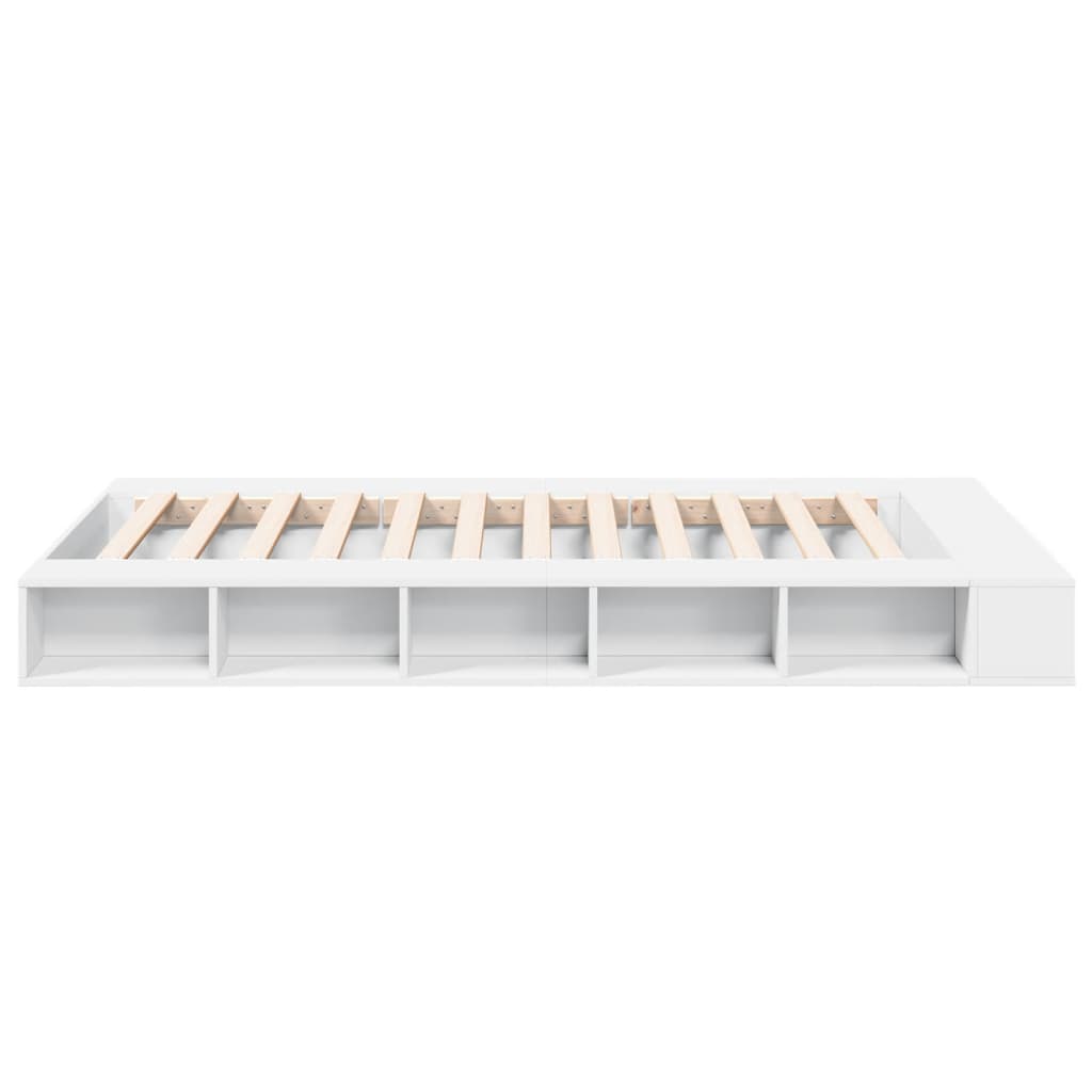 Bed Frame without Mattress 120x200 cm White