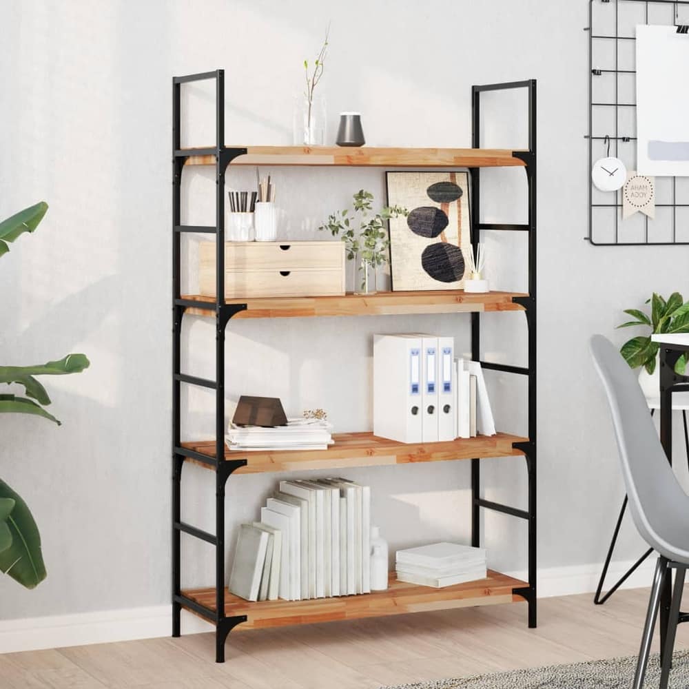 vidaXL Floating Shelf Solid Wood Acacia Oil Finished Height 4 cm Depth 30 cm
