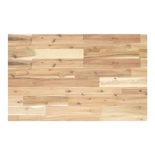 Bathroom Vanity Top Untreated Solid Wood Acacia Natural Height 4 cm 60 cm 50 cm