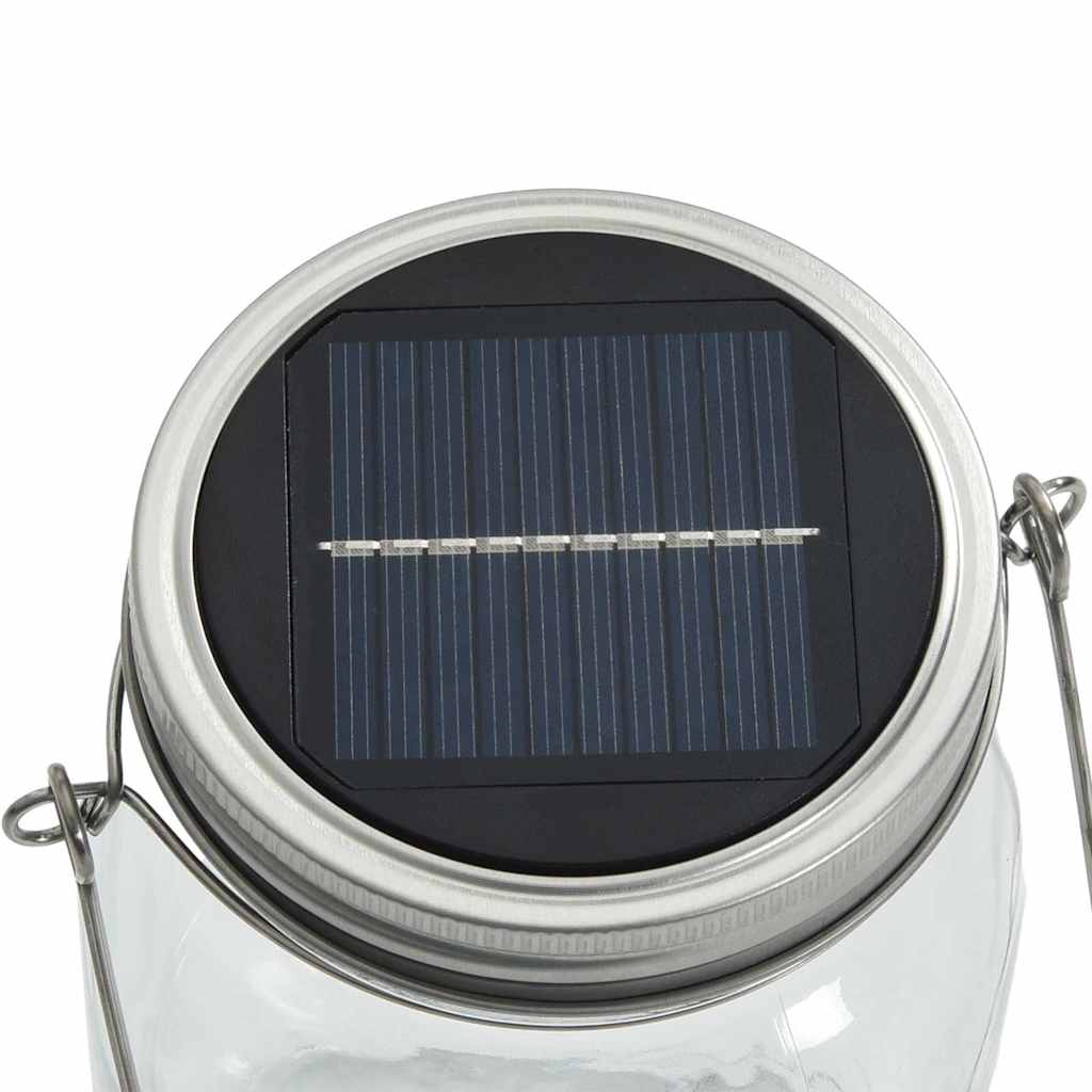 vidaXL Solar Glass Light for Outdoor 12 pcs Warm White 6