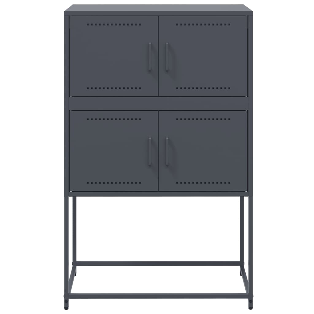 vidaXL Sideboard Anthracite 68.5x38.5x107 cm Steel 6