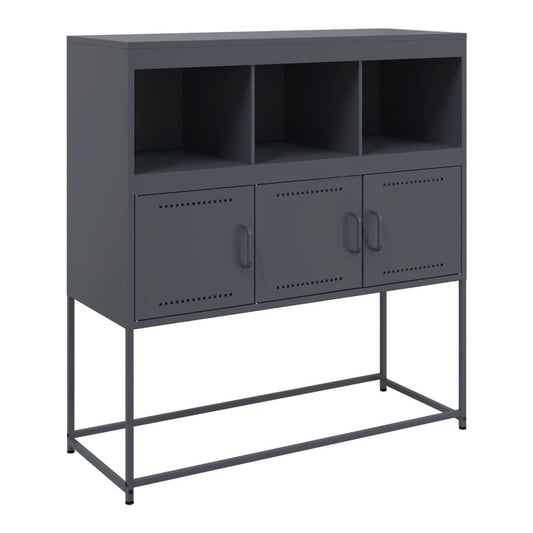 Sideboard 100,5x39x107 cm Steel Anthracite