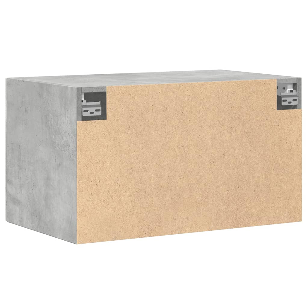 vidaXL Wall Cabinet Concrete Grey 70x42.5x40 cm Engineered Wood 6