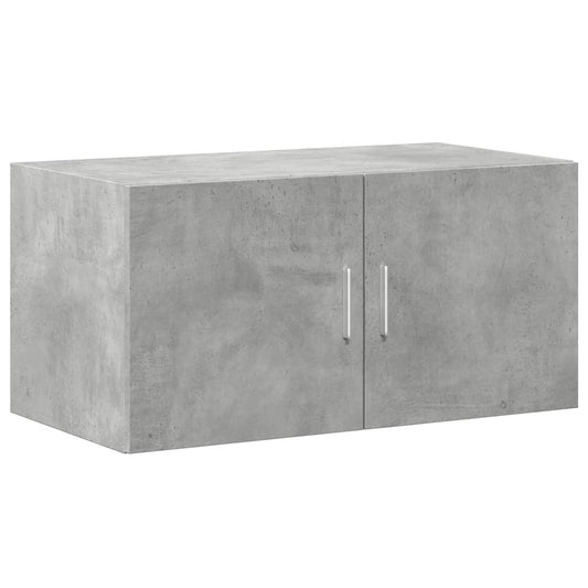 vidaXL Wall Cabinet Concrete Grey 80x42,5x40 cm Engineered Wood 2