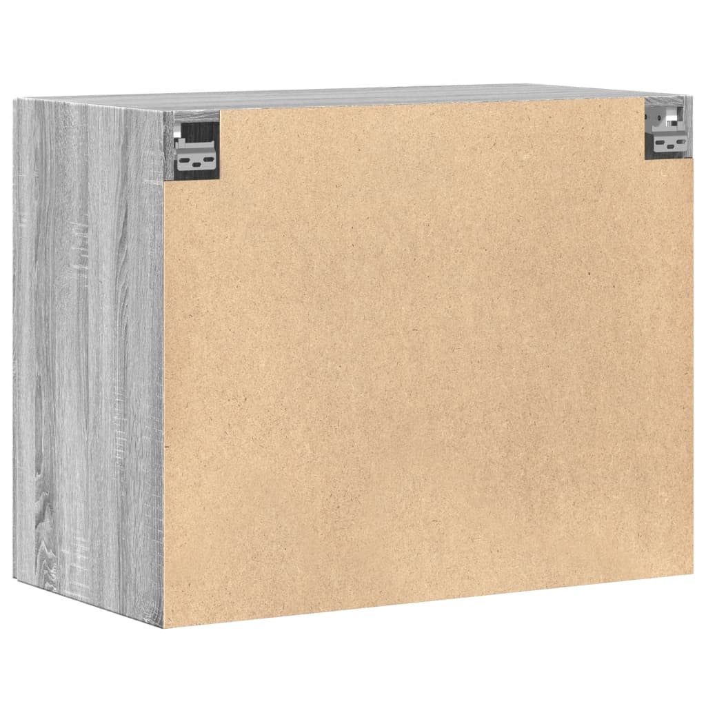 vidaXL Wall Cabinet Grey Sonoma 80x42.5x64 cm Engineered Wood 6