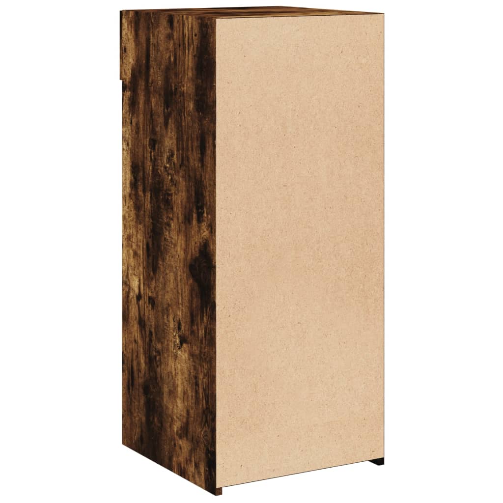 vidaXL Sideboard Smoked Oak 40x42.5x93 cm Engineered Wood 6