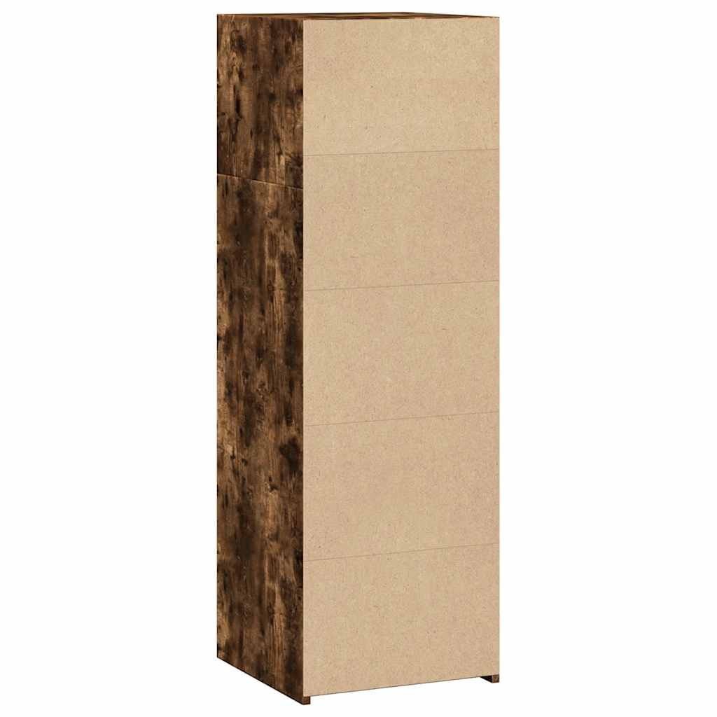 vidaXL Highboard Smoked Oak 40x41x124 cm Engineered Wood 6