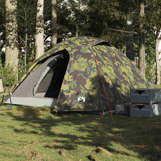 Camping Tent Dome Waterproof 3-person in Camouflage
