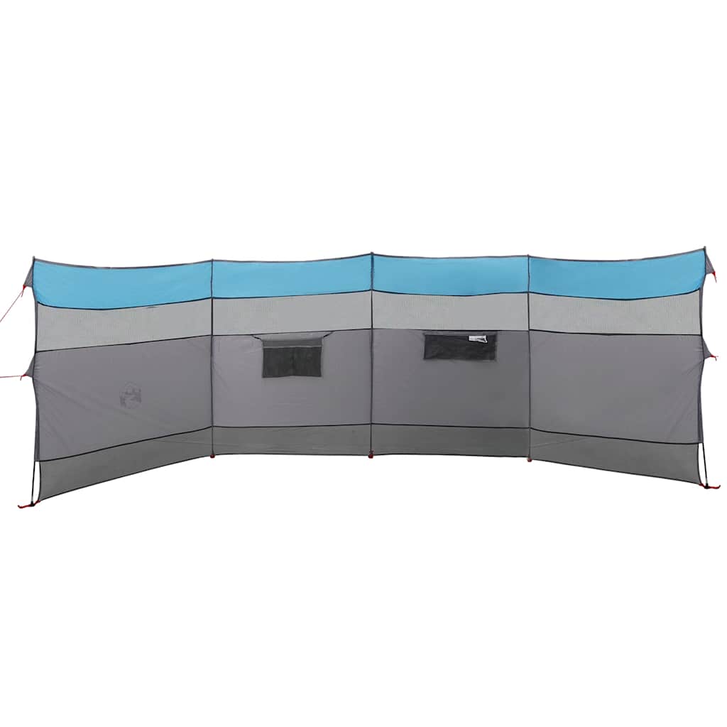 vidaXL Camping Windbreak Blue 510x153 cm Waterproof 6