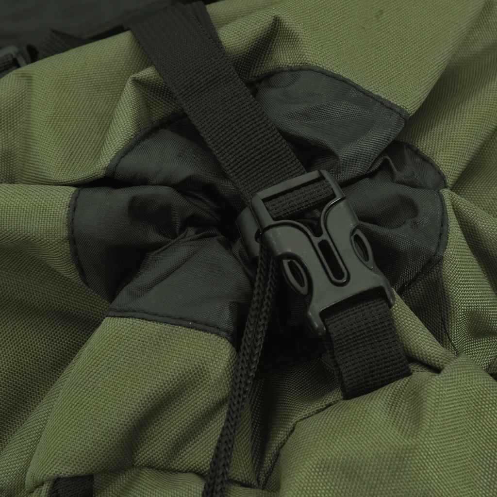 vidaXL Hiking Backpack Army Green 60 L Oxford Fabric 6