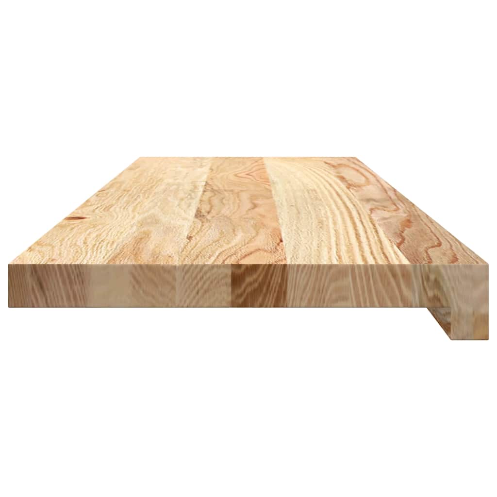 vidaXL Stair Treads 2 pcs Untreated 80x30x2 cm Solid Wood Oak 6