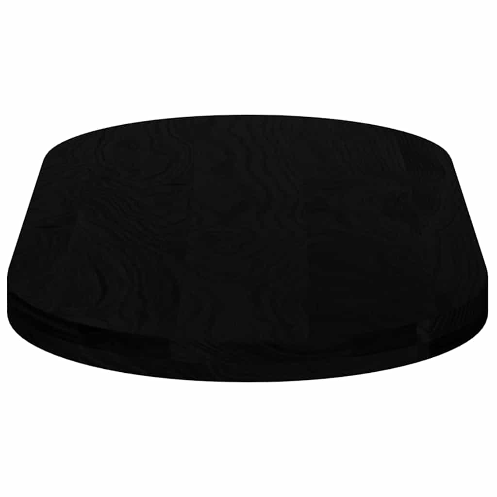 vidaXL Table Top Dark Brown 100x50x4 cm Solid Wood Oak Oval 6