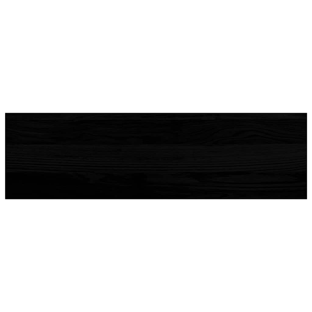 vidaXL Window Sills 2 pcs Brown Black 70x20x2 cm Solid Wood Oak 6