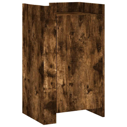 vidaXL Sideboard Smoked Oak 45x35x75 cm Engineered Wood 2