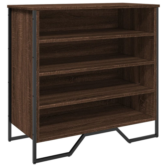 Shoe Cabinet 80x38x78 cm Engineered Wood Brown oak