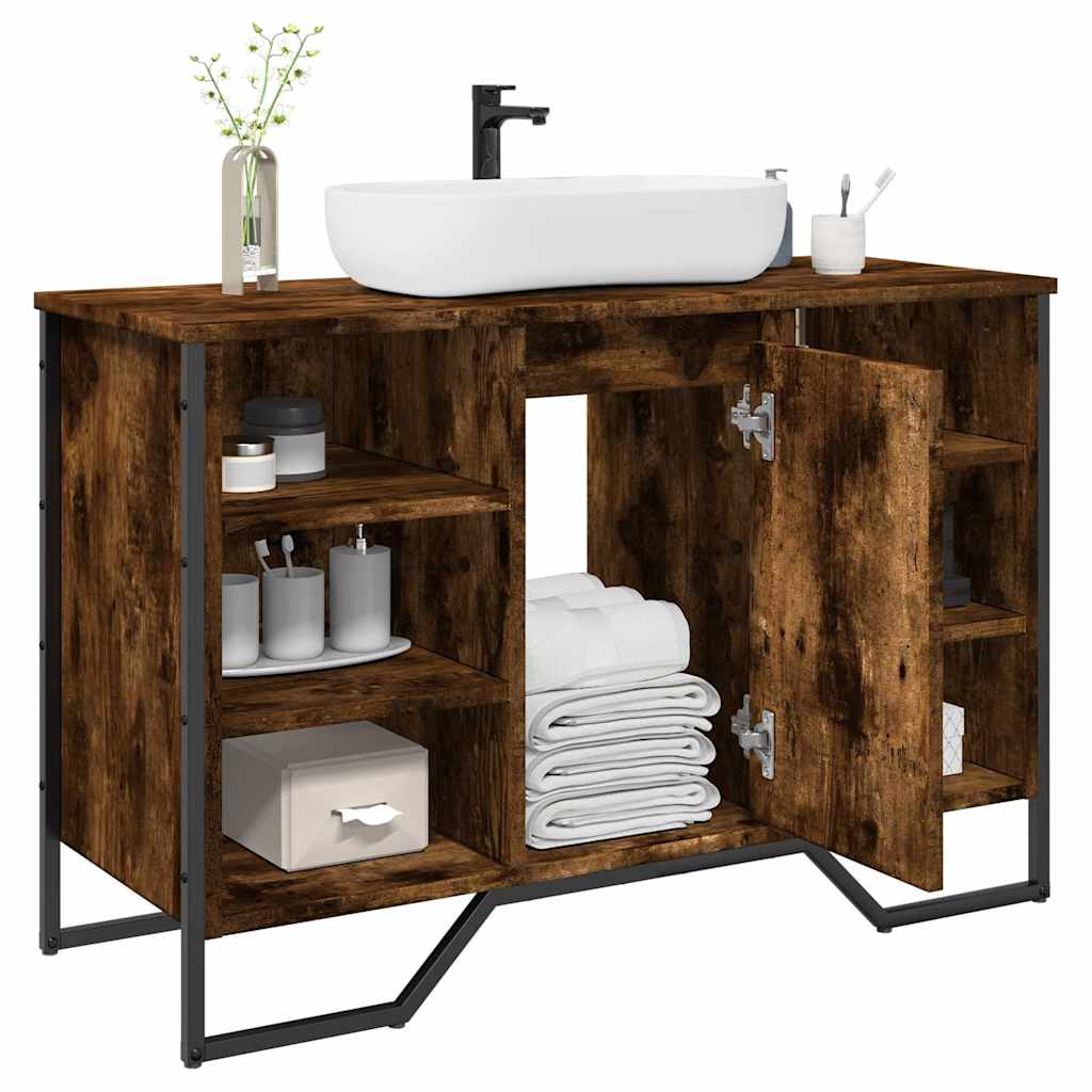 vidaXL Bathroom Sink Cabinet 91x35x60 cm Engineered Wood