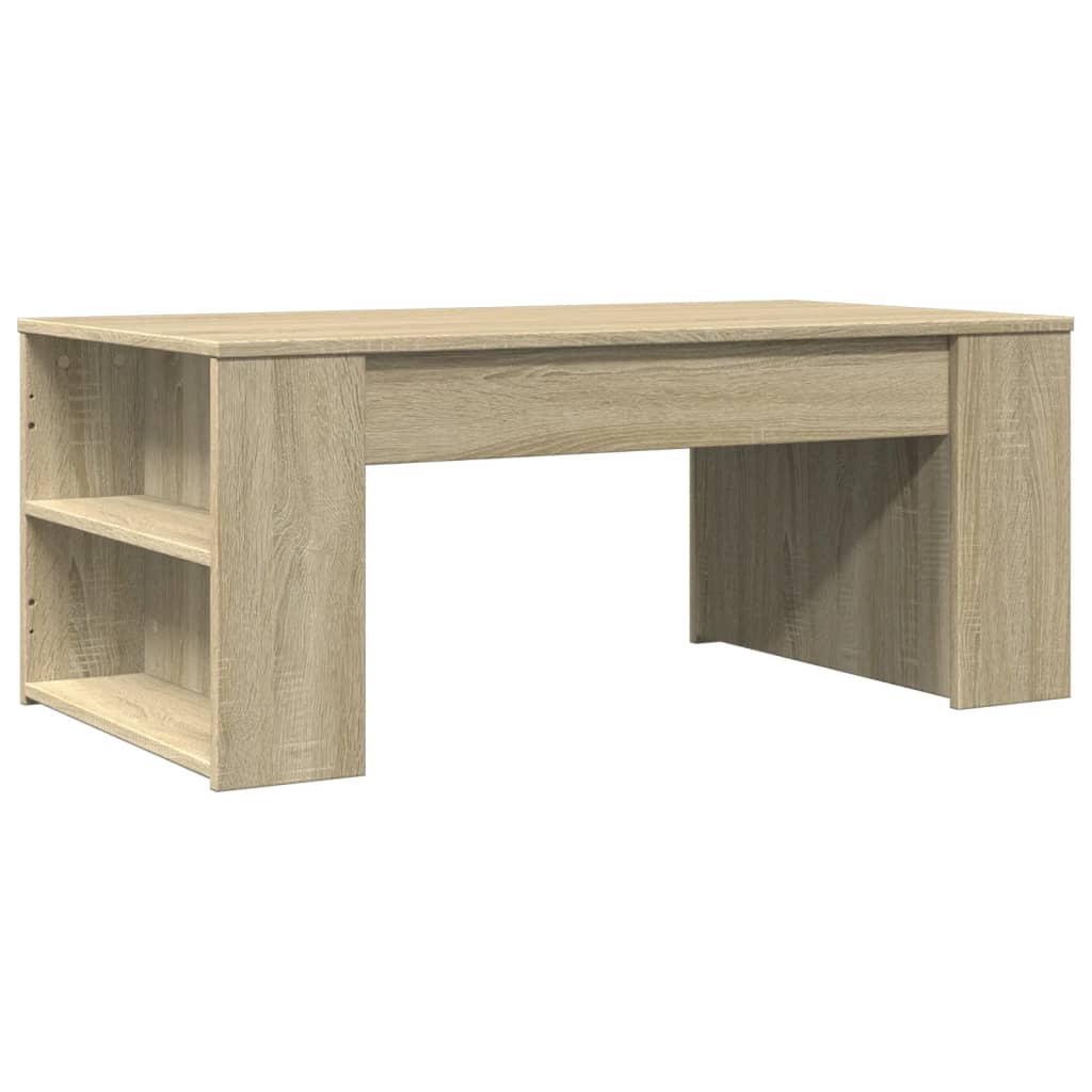 vidaXL Coffee Table Sonoma Oak 102x55x42 cm Engineered Wood 6