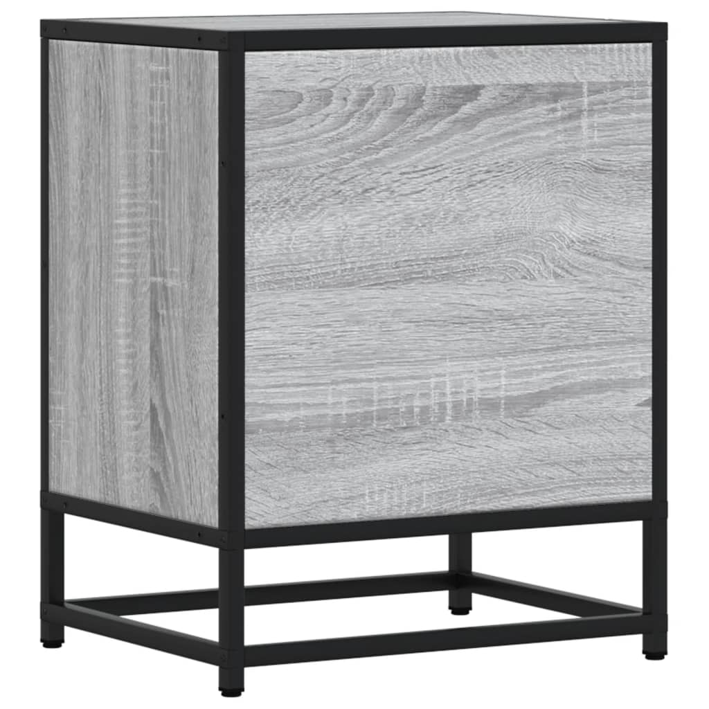 vidaXL Bedside Cabinets 2 pcs Grey Sonoma 40x31x50 cm Engineered Wood 6