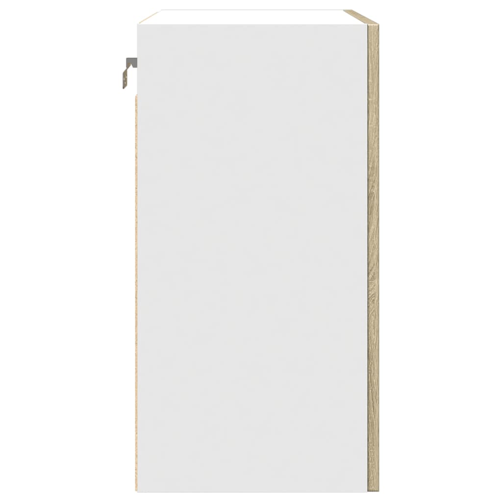 vidaXL Wall Mounted Cabinet Lyon Sonoma Oak 50x31x60 cm Engineered Wood 6