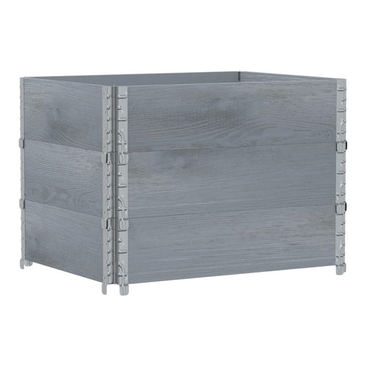 Solid Wood Pine Grey