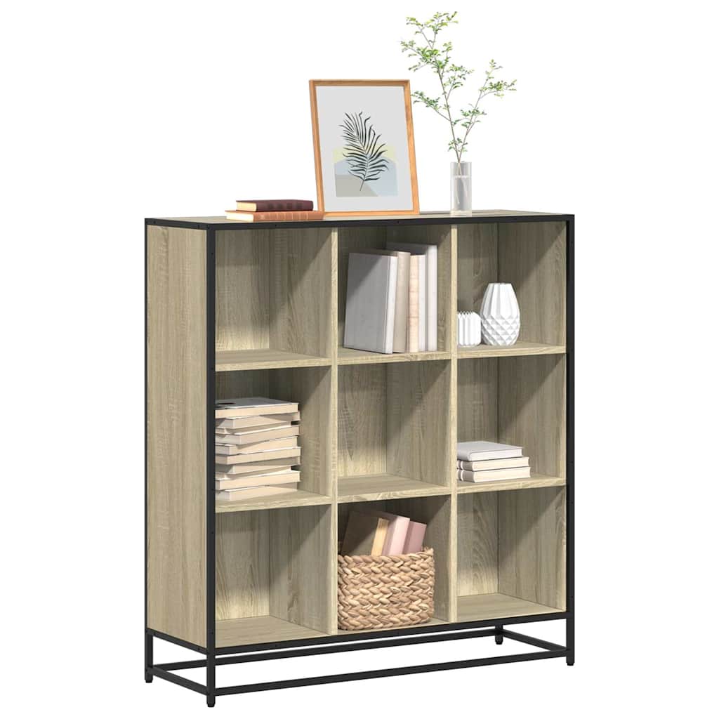 vidaXL Book Cabinet 33.5x33x107.5 cm Engineered Wood