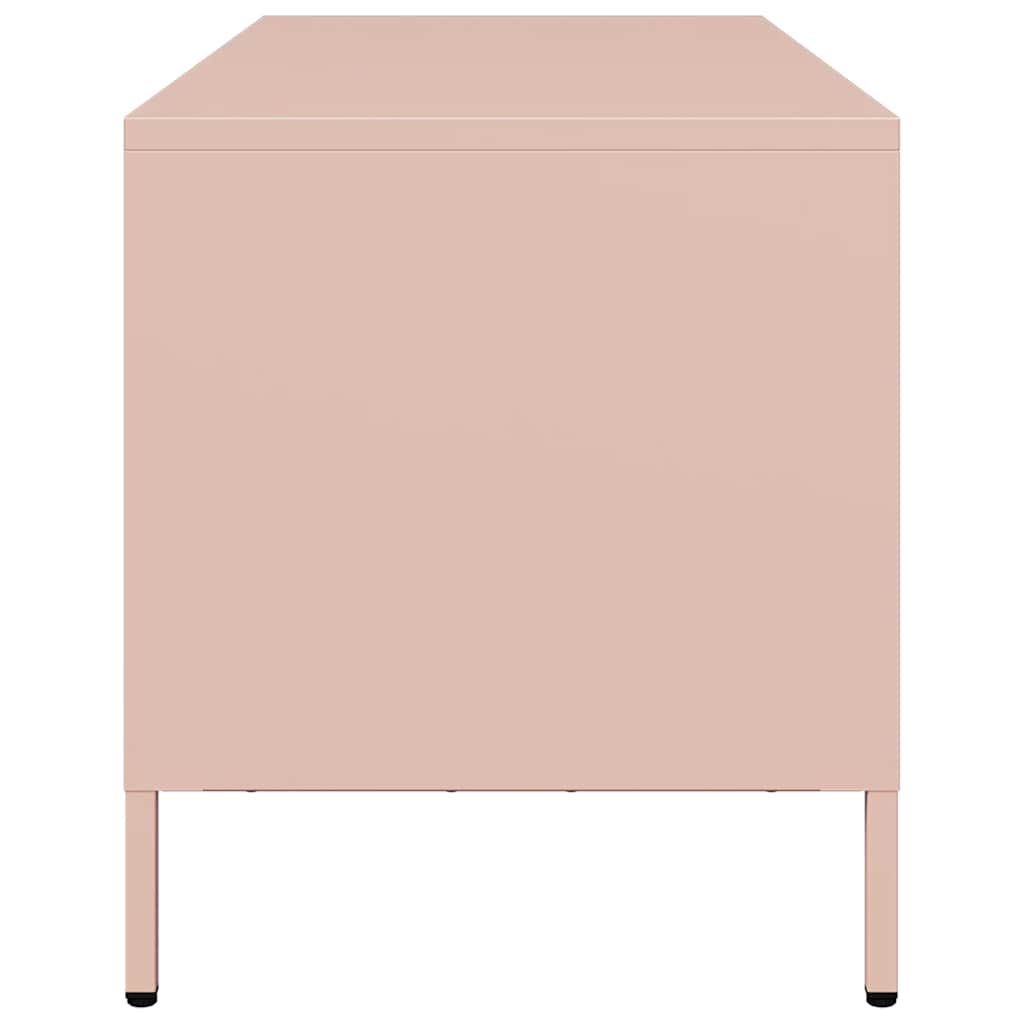 vidaXL TV Cabinet Pink 101.5x39x43.5 cm Cold-rolled Steel 6