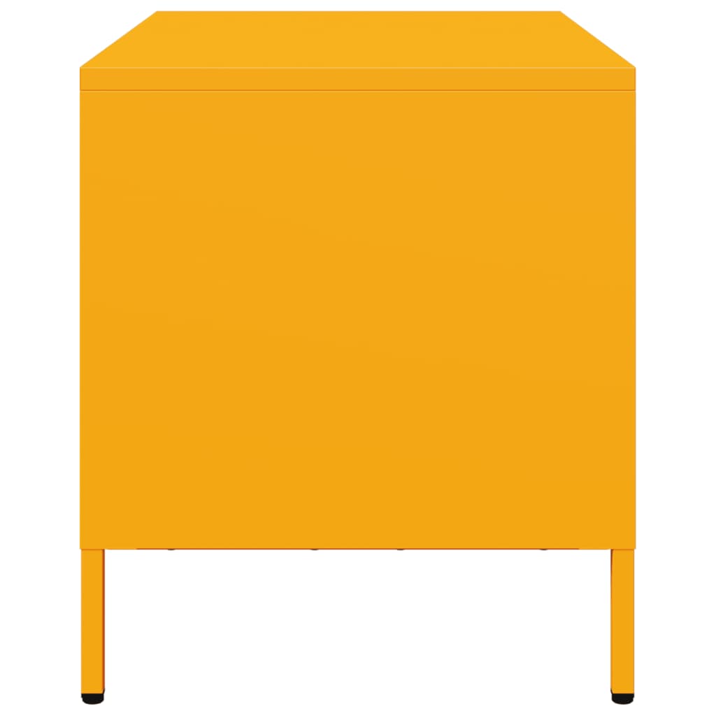 vidaXL TV Cabinet Mustard Yellow 68x39x43.5 cm Cold-rolled Steel 6