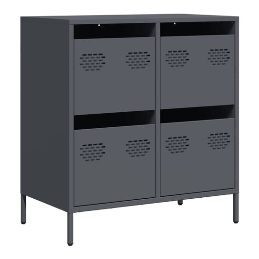 Sideboard 68x39x73,5 cm Cold-rolled Steel Anthracite 68 cm