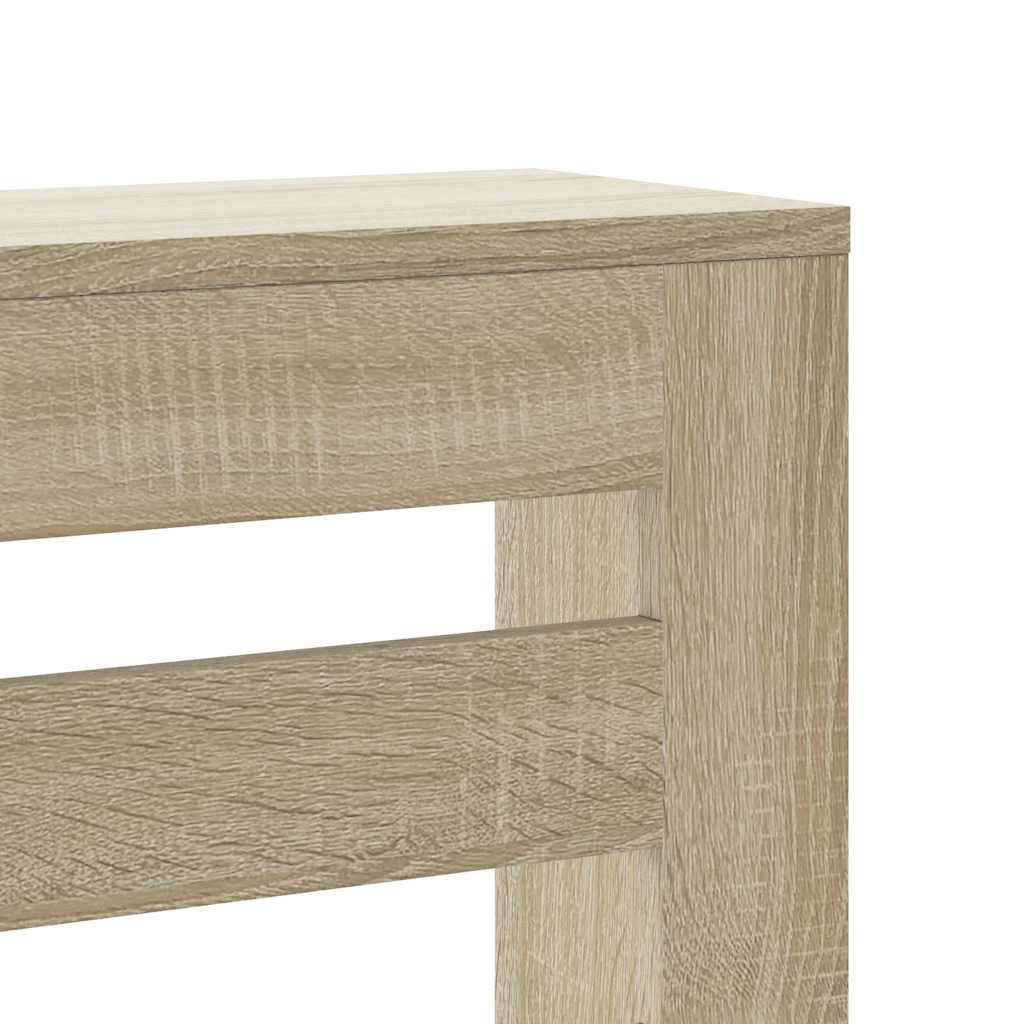 vidaXL Radiator Cover Sonoma Oak 175 x 20 x 82 cm Engineered Wood 6