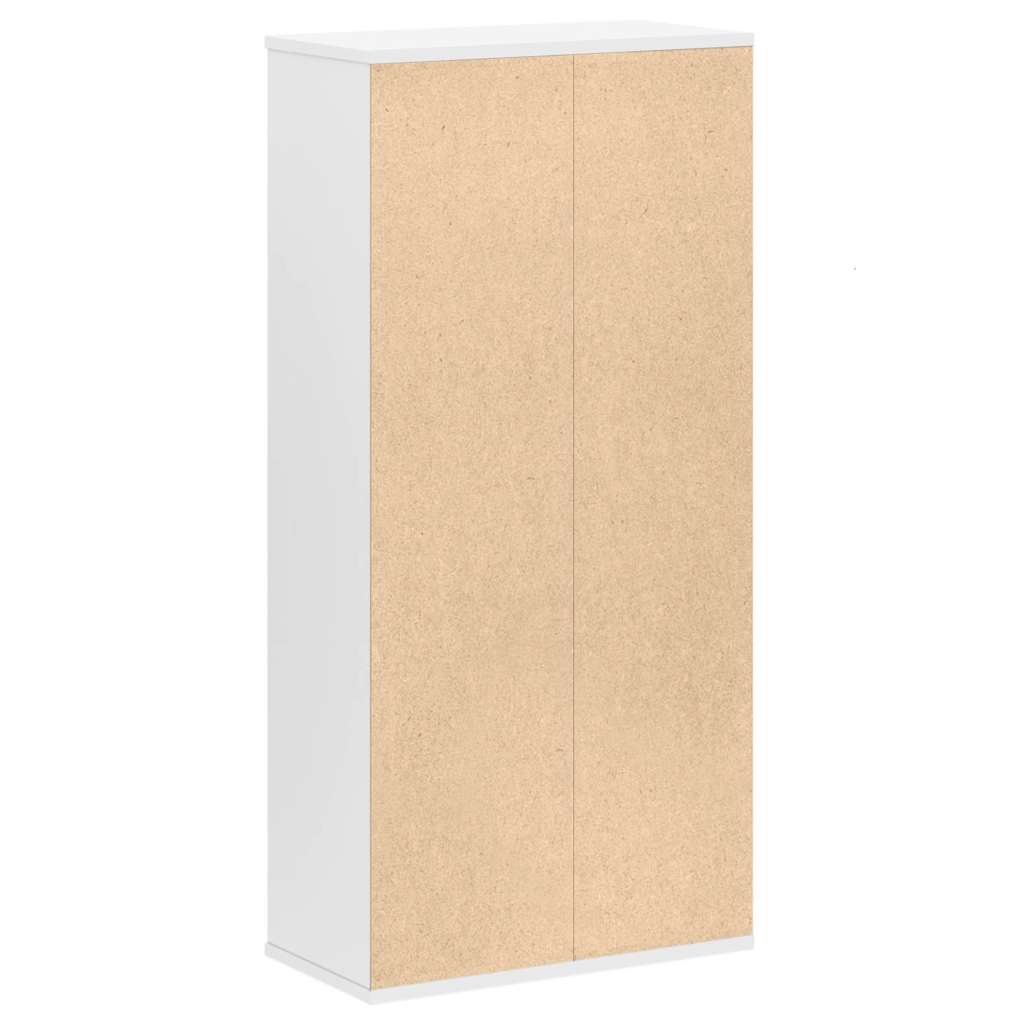 vidaXL Bookcase White 50x25x105 cm Engineered Wood 6