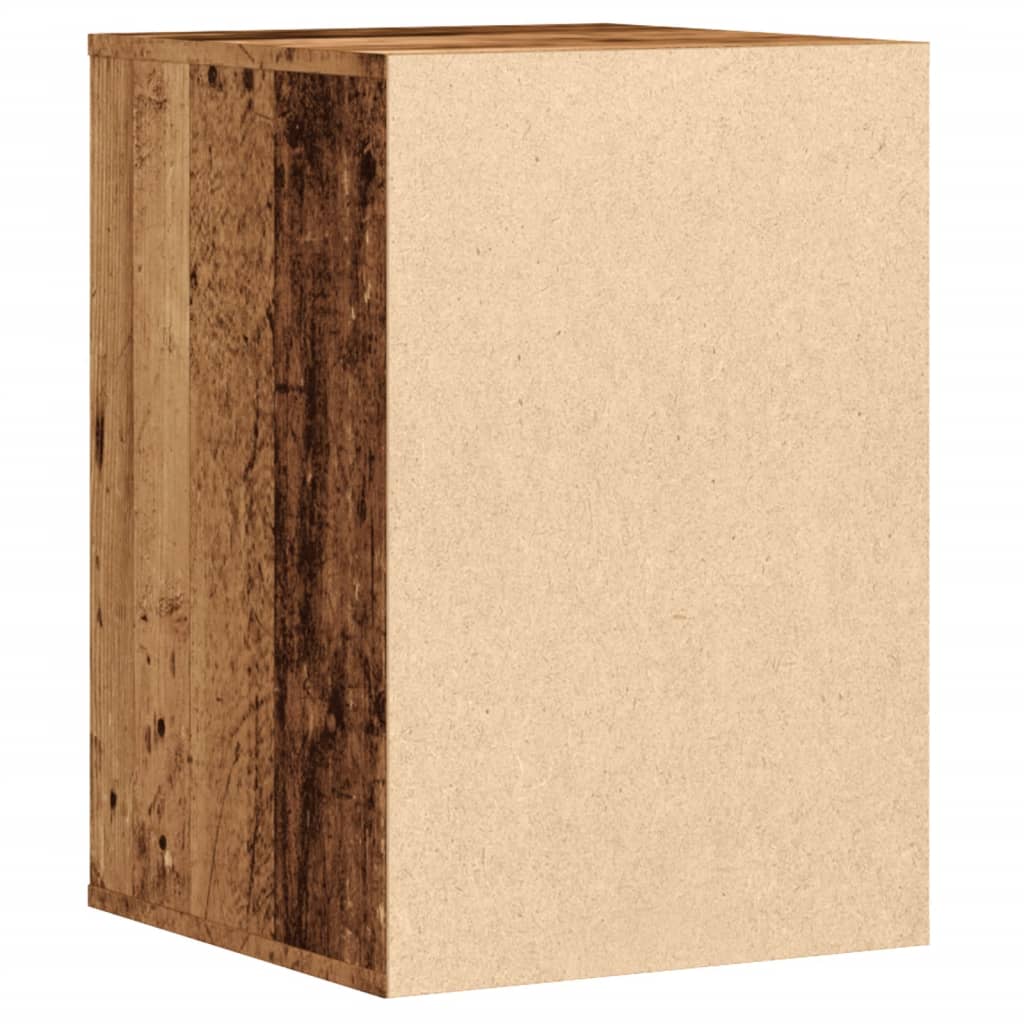 vidaXL Corner Chest of Drawers Old Wood 40x41x58 cm Engineered Wood 6
