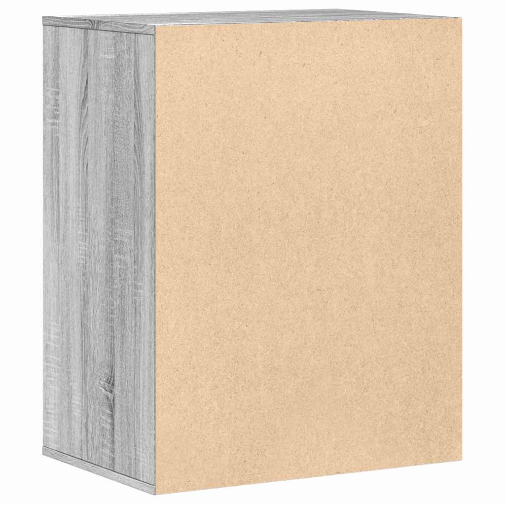 vidaXL Corner Chest of Drawers Grey Sonoma 60x41x76 cm Engineered Wood 6