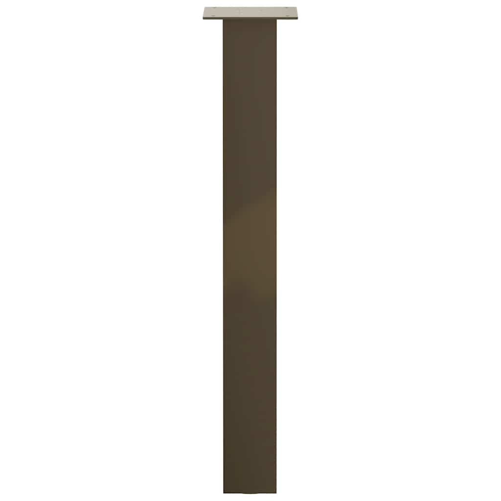 vidaXL Console Table Legs 4 pcs Natural Steel 72 cm Steel 6