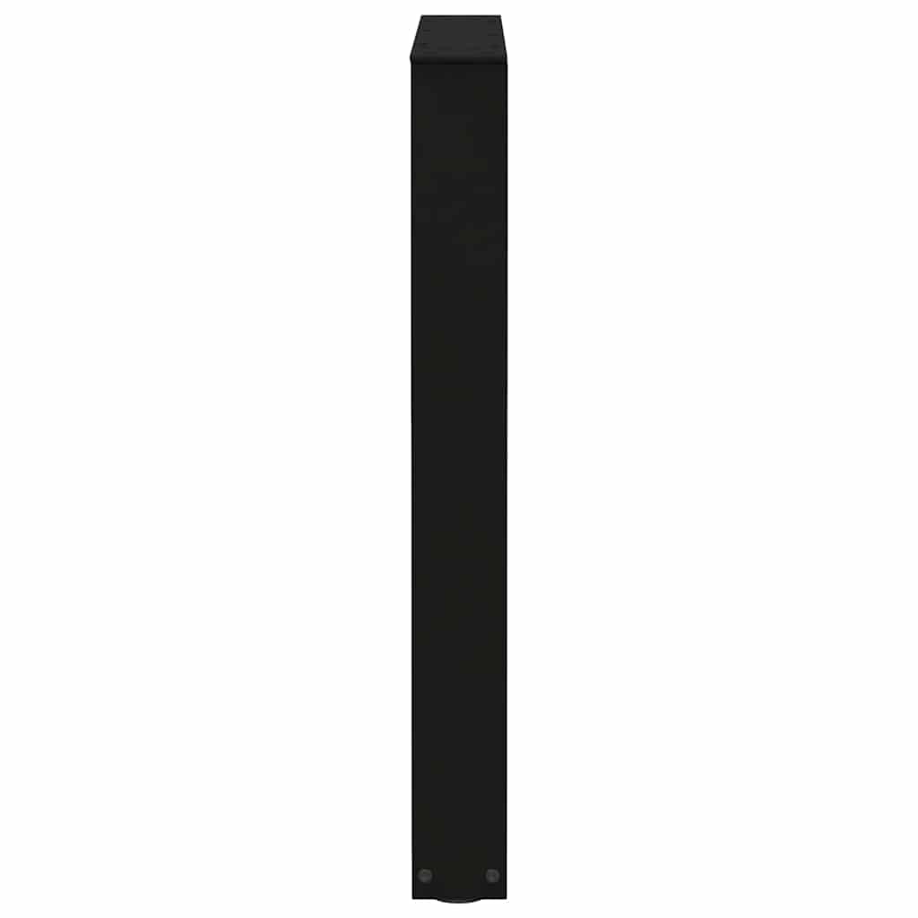 vidaXL Dining Table Legs V-Shape 2 pcs Black 60x(72-73.3) cm Steel 6