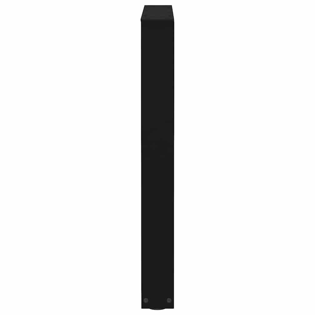 vidaXL Dining Table Legs V-Shape 2 pcs Black 70x(72-73.3) cm Steel 6