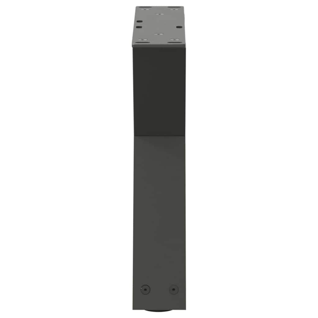 vidaXL Coffee Table Legs 2 pcs Anthracite 50x(30-31.3) cm Steel 6