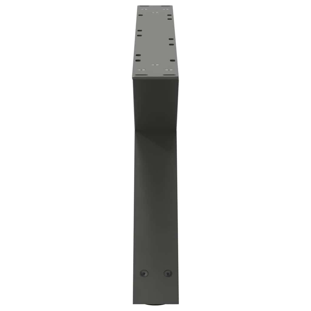 vidaXL Coffee Table Legs 2 pcs Anthracite 70x(30-31.3) cm Steel 6