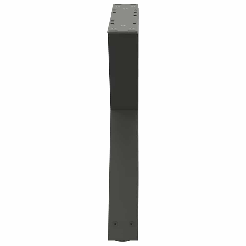 vidaXL Coffee Table Legs 2 pcs Anthracite 50x(42-43,3) cm Steel 6
