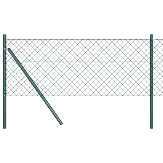 Chainlink Fence Ground Fix Steel Green
