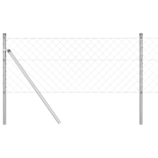 Chainlink Fence Mesh size Length Ground fix Galvanised steel