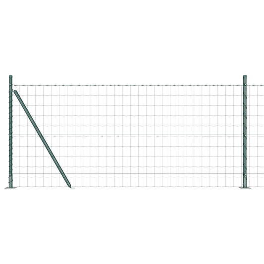 Euro Fence Concrete Base PVC-Coated Steel fix Green Length Mesh size