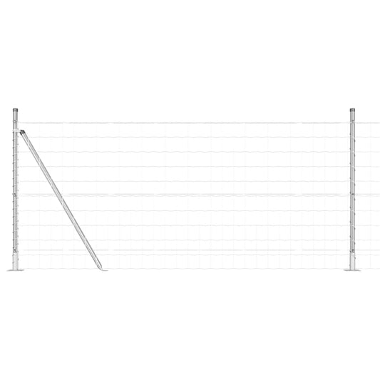 Euro Fence Concrete Base Mesh fix Galvanised steel Length size