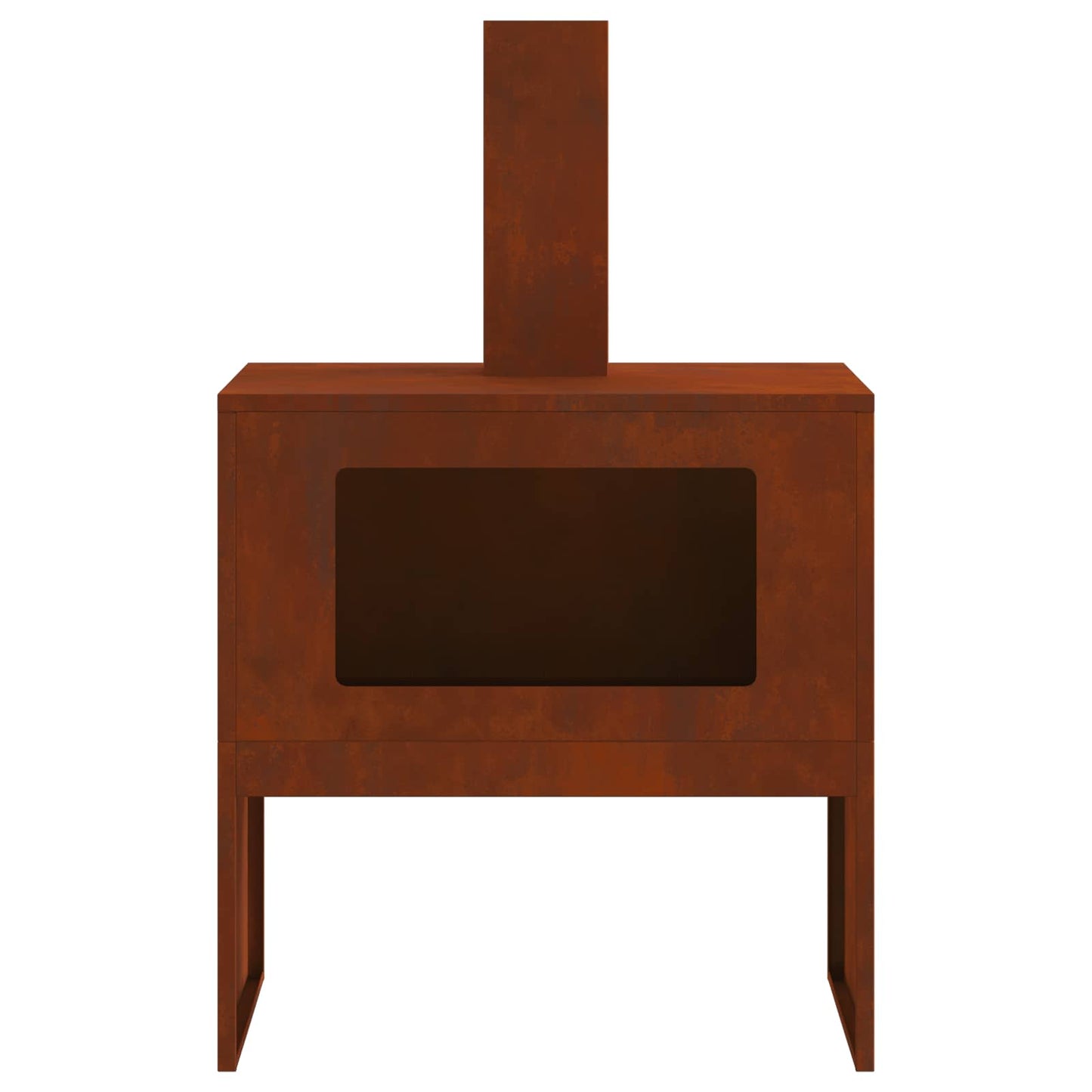 vidaXL Fire Pit Rusty 60 x 40 x 96 cm Weathering Steel 6