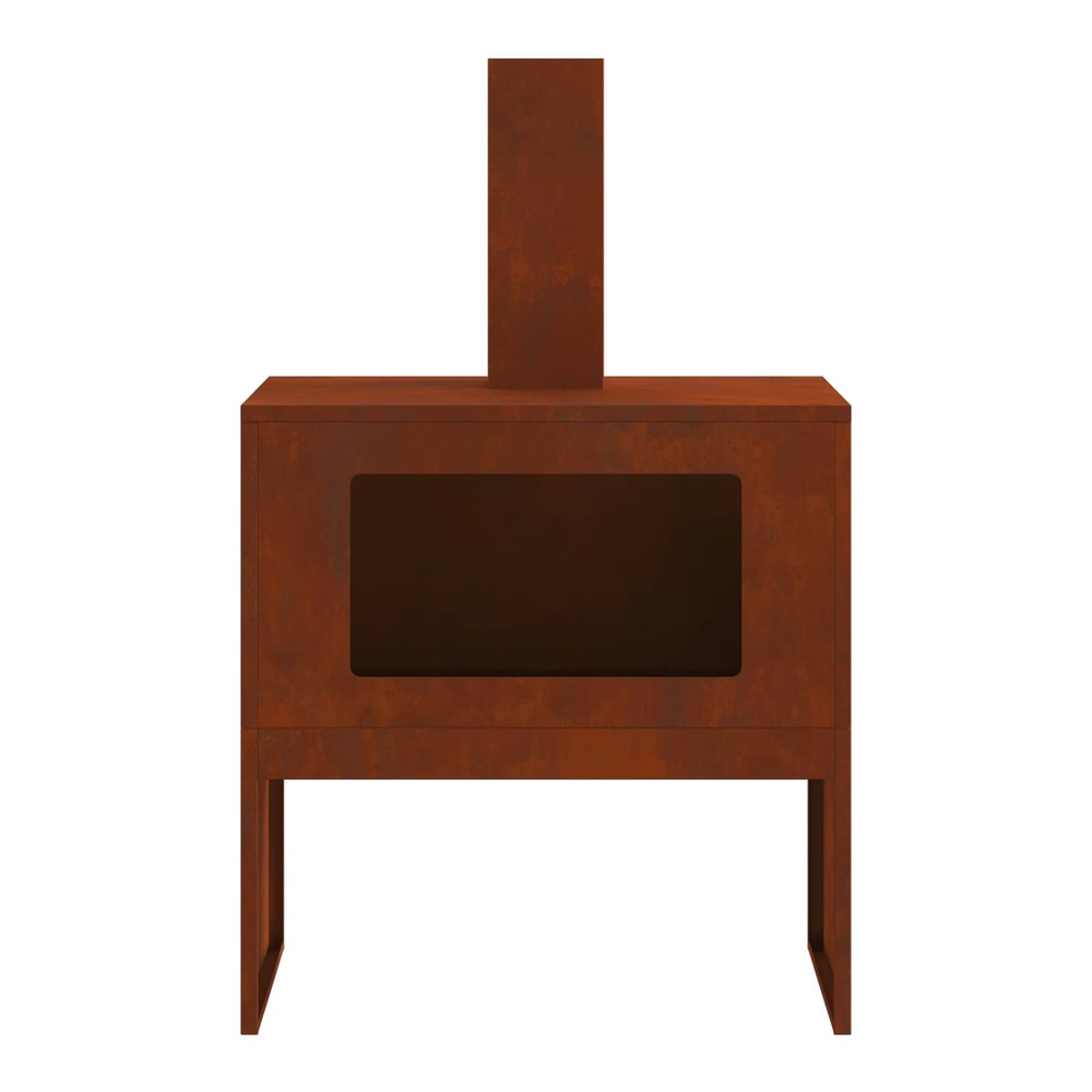 Fire Pit Rusty Weathering Steel Weathered steel/brown 60 cm 40 cm