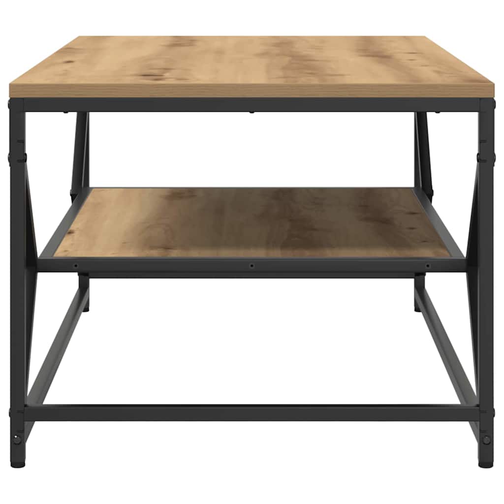 vidaXL Coffee Table Artisan Oak 90 x 50 x 40 cm 6