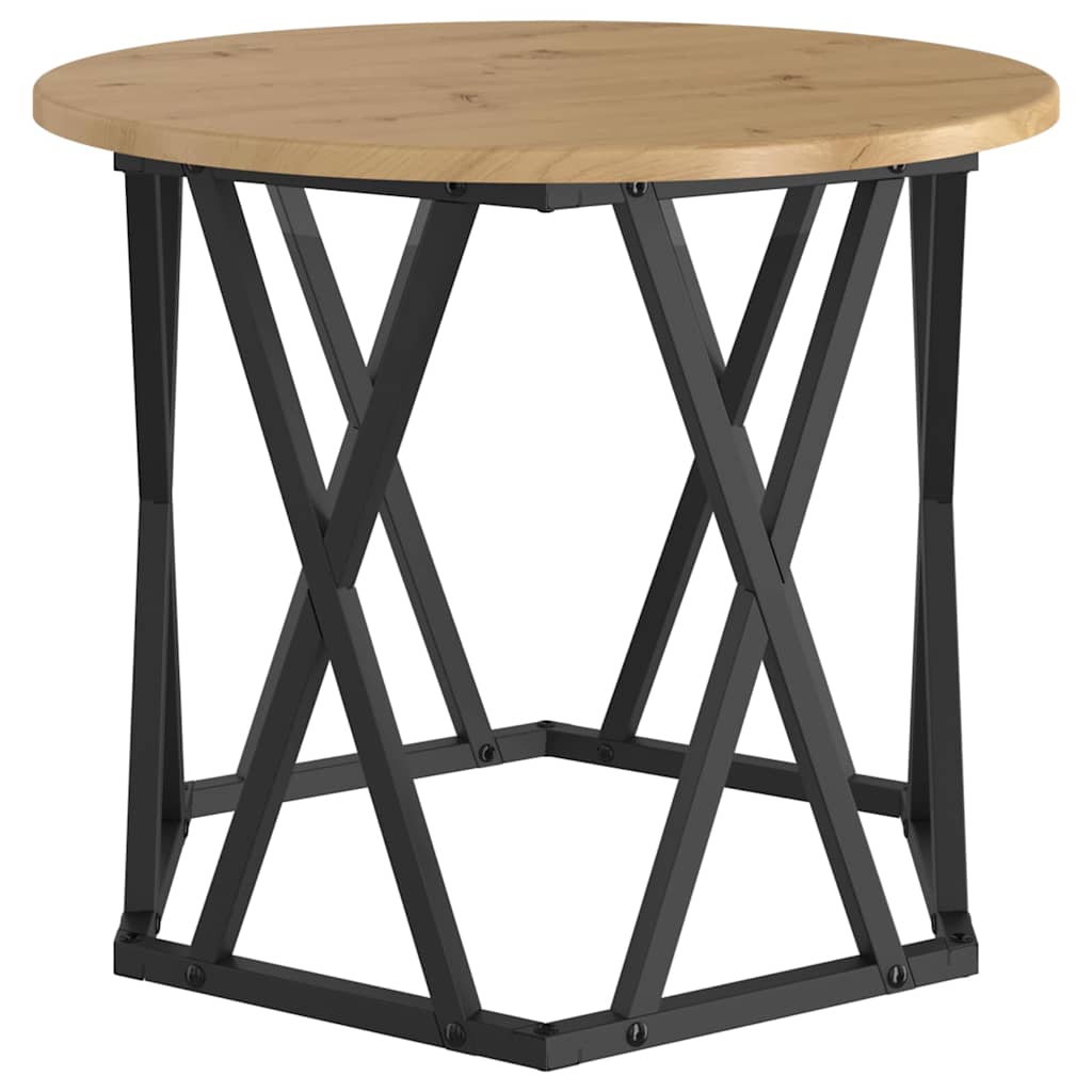 vidaXL Side Table 2 pcs Artisan Oak 50 x 50 x 40 cm 6